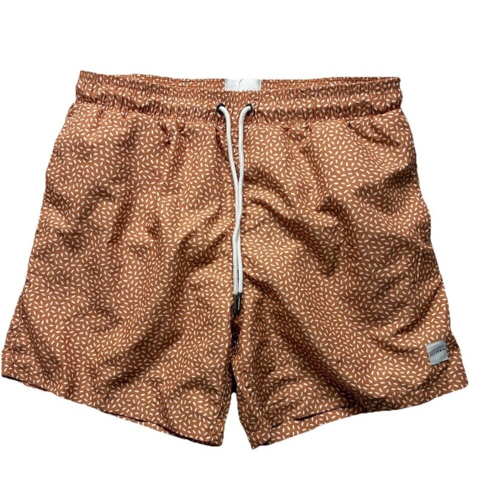 NWOT Allfenix Men’s Swim Trunk Shorts Orange Size XL